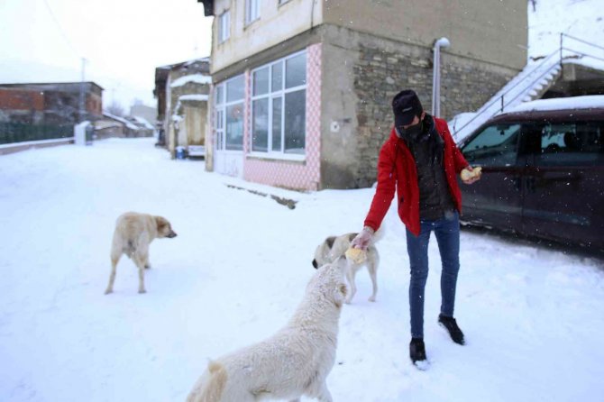 Her gün 120 kilometre kat edip 8 köye ekmek dağıtıyor