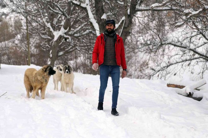 Her gün 120 kilometre kat edip 8 köye ekmek dağıtıyor