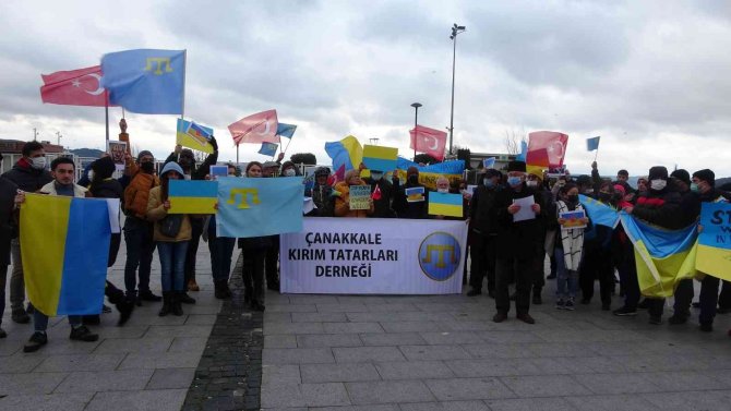 Çanakkale’den Ukrayna halkına destek