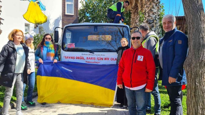 Bodrum, Ukrayna için seferber oldu