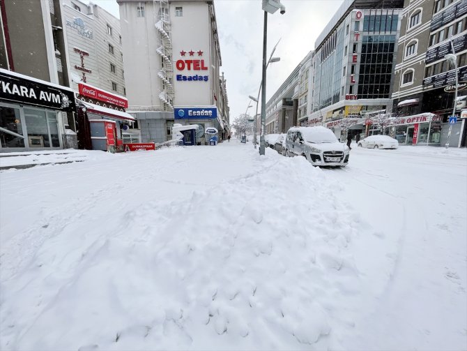 Doğu Anadolu'da ilkbaharda yoğun kar etkili oldu