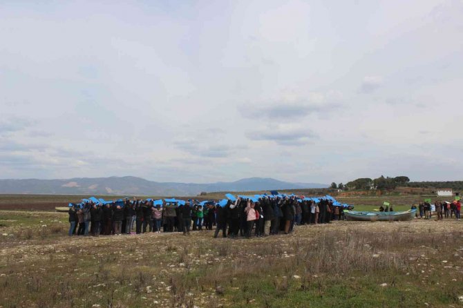 Dünya Su Günü, kuruyan Marmara Gölünde kutlandı