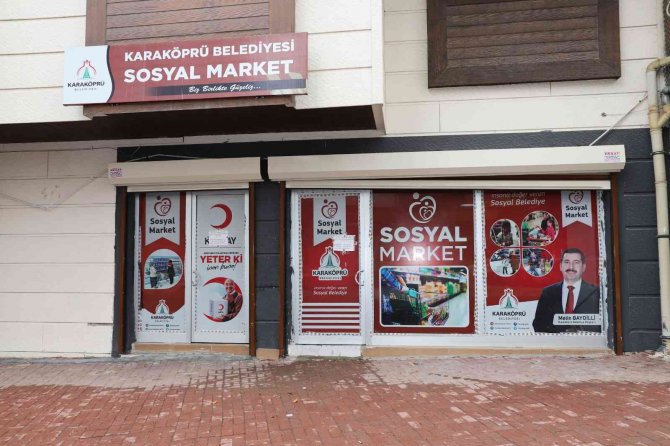 Sosyal market Ramazan öncesi iyiliğe köprü oluyor