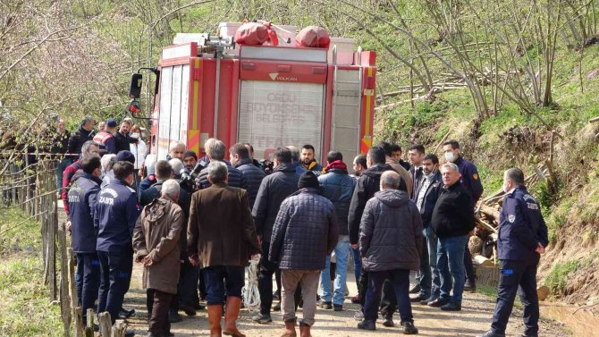 Heyelan evleri yuttu: 3 ev ve bir ahır yıkıldı, inekler telef oldu