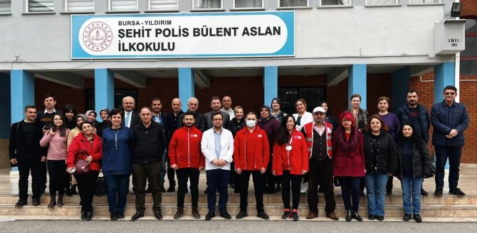 Öğretmen ve velilerden anlamlı ‘kan’panya