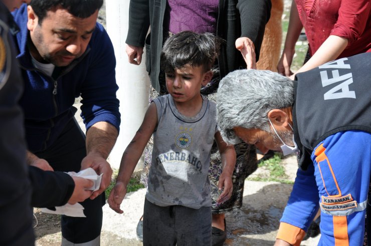 Kendini alevlerin içine attı 5 aylık bebeğİ kurtardı!