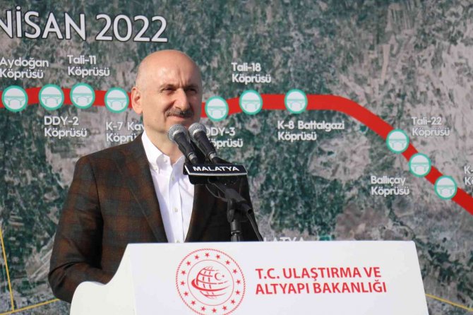 Malatya Kuzey Çevreyolu’nun 26 km’lik 1. kısmı hizmete açıldı