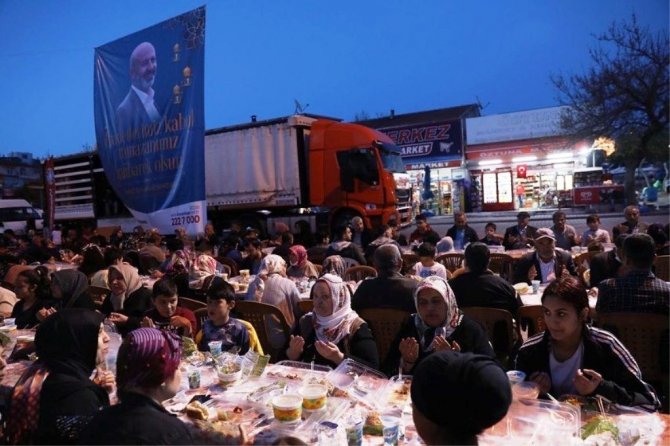 1 kilometrelik iftar sofrası