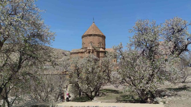 Akdamar Adası’nda ilkbahar güzelliği