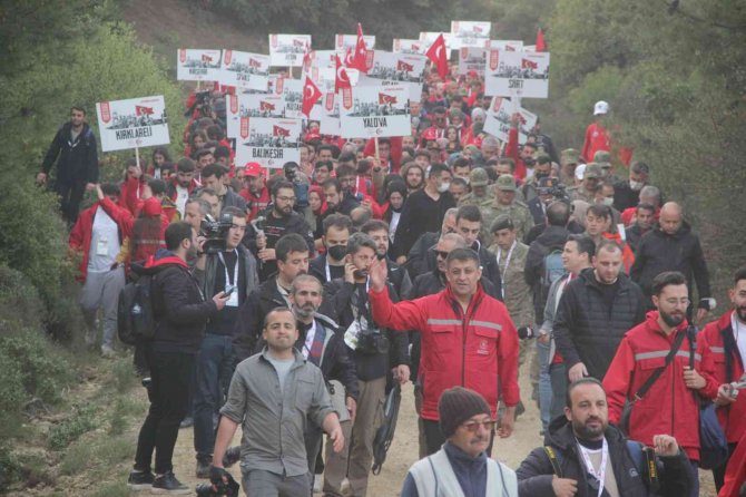 57. Alay Vefa Yürüyüşü yapıldı