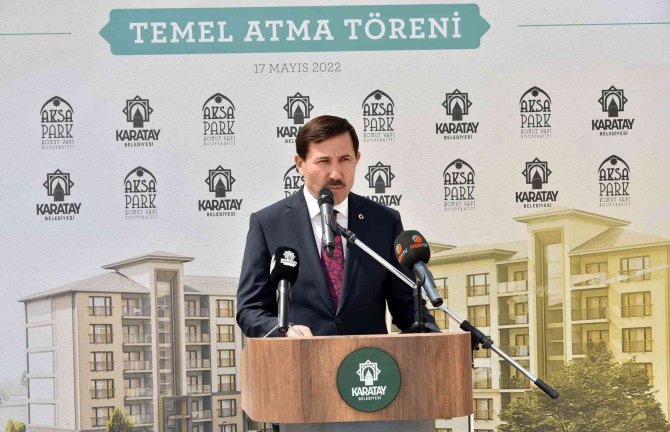 Konya'ya yeni toplu konut hamlesi! Aksapark’ın temeli atıldı