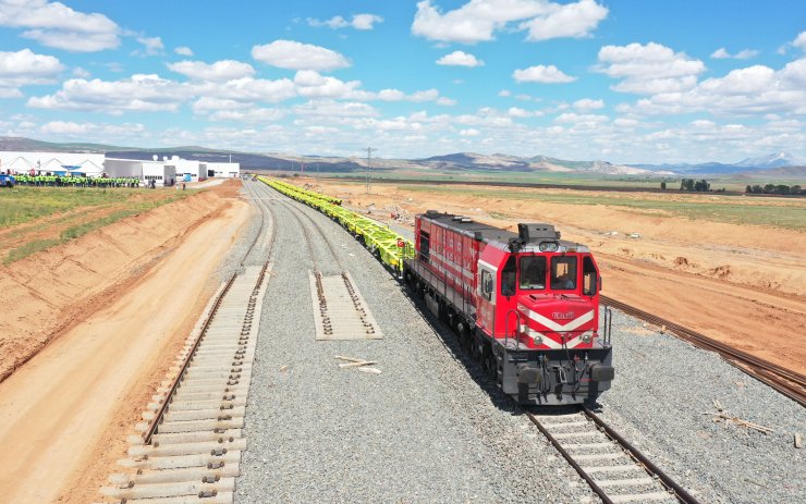 Demirağ OSB'de üretilen ilk vagonlar, Almanya'ya uğurlandı