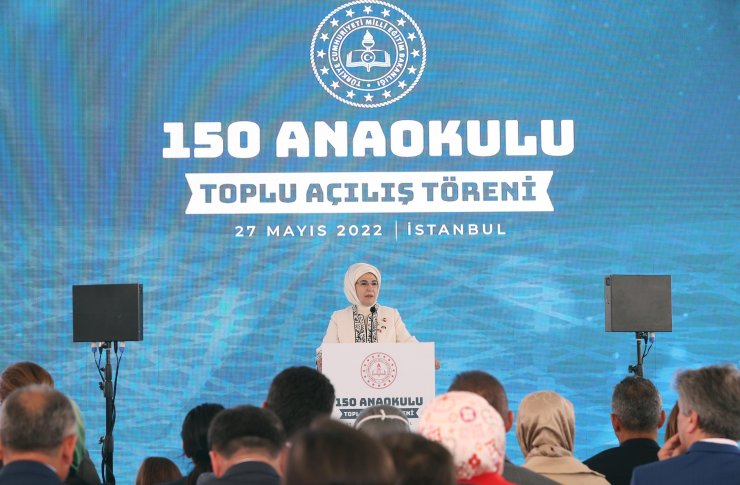 Emine Erdoğan, 150 anaokulu toplu açılış törenine katıldı 