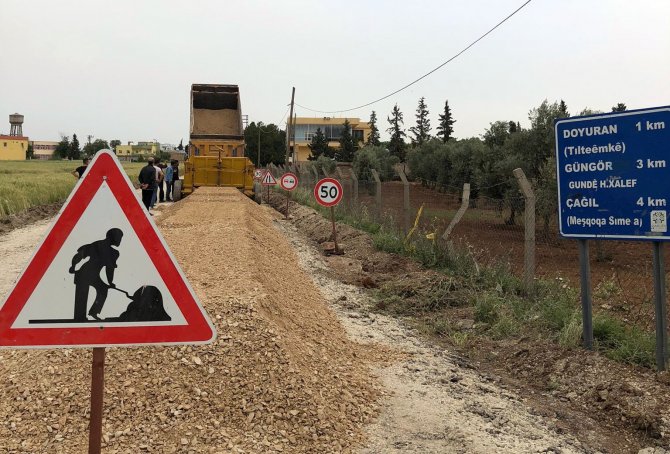 Yol çalışmalarının startı verildi