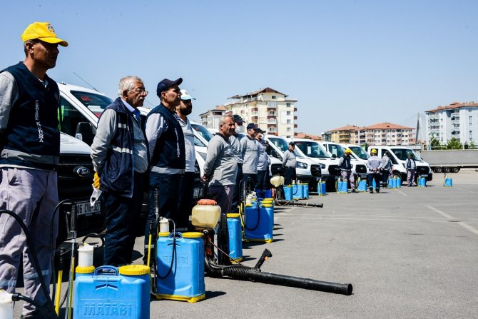 İlaçlama çalışmalarına hız verildi