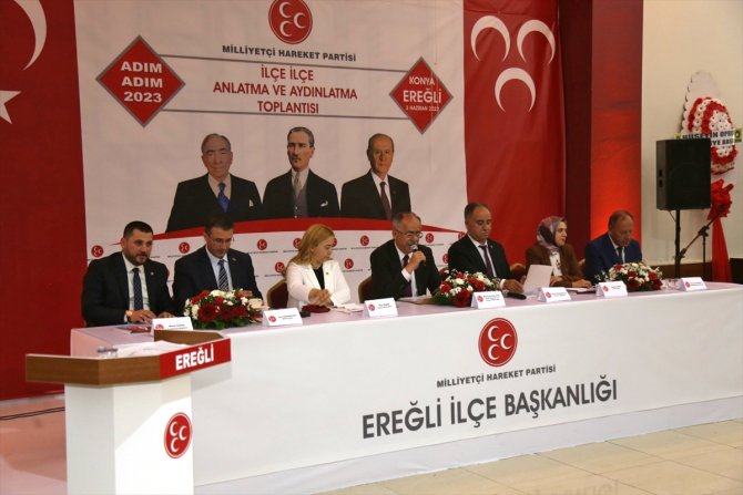 MHP Genel Başkan Yardımcısı Kalaycı, Konya'da "Adım Adım 2023" programında konuştu