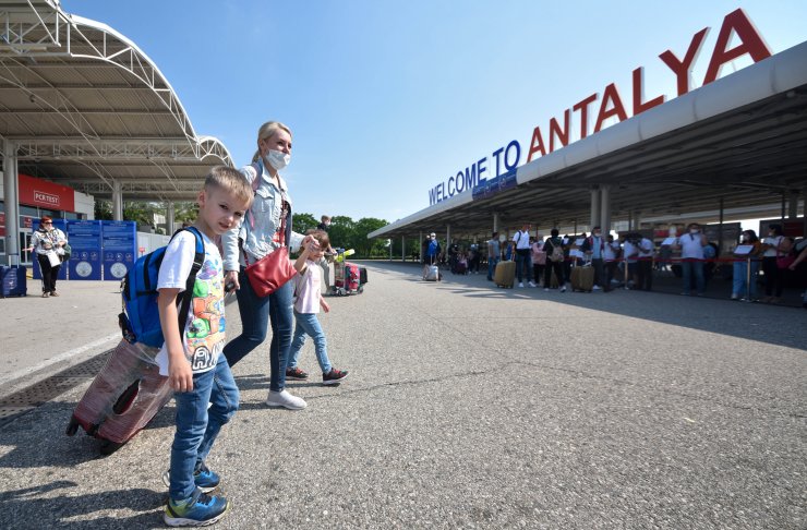 Savaş dönemi gelen Rus turist sayısı, pandemili yılları geçti