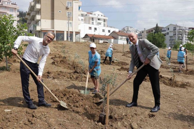 Atık yağlar çocuklar için fidana dönüştü