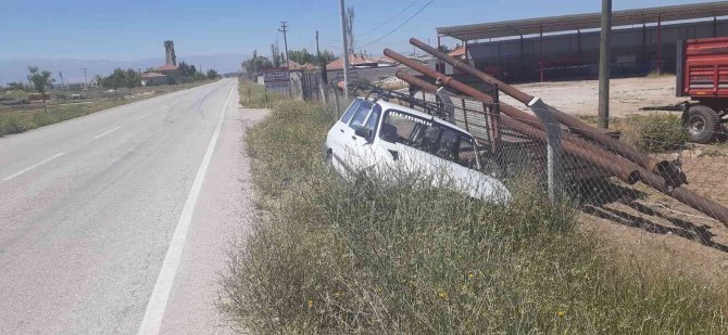 Konya’da otomobiller çarpıştı