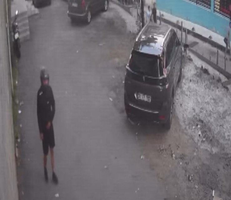 Eyüpsultan'da  motosiklet hırsızlığı kamerada