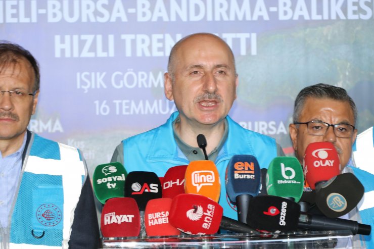 Karaismailoğlu: Bursa-İstanbul arası YHT ile 2 saat 15 dakika olacak