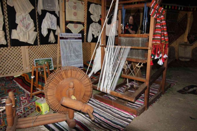Gökbel’de kurulan Yörük Çadırında geleneksel Yörük kültürü tanıtıldı