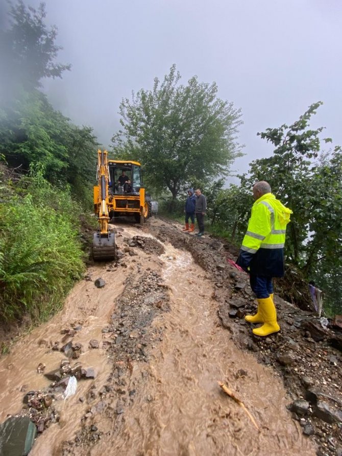 Ordu’da 5 ilçede 242 noktada heyelan meydana geldi