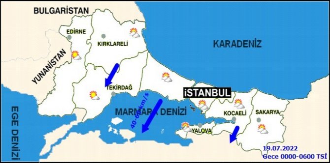 Bu saatlere dikkat: Marmara’da fırtına bekleniyor