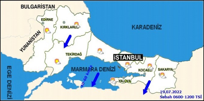 Bu saatlere dikkat: Marmara’da fırtına bekleniyor