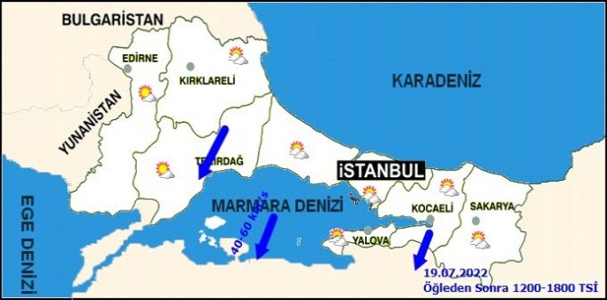 Bu saatlere dikkat: Marmara’da fırtına bekleniyor