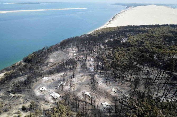 Fransa’da orman yangınları: 20 bin 800 hektar alan küle döndü