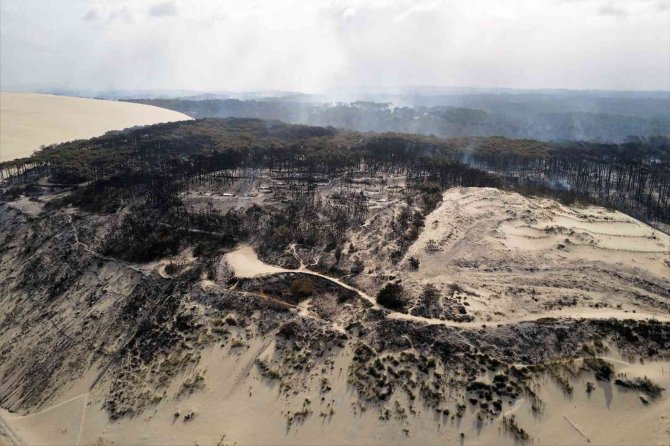 Fransa’da orman yangınları: 20 bin 800 hektar alan küle döndü