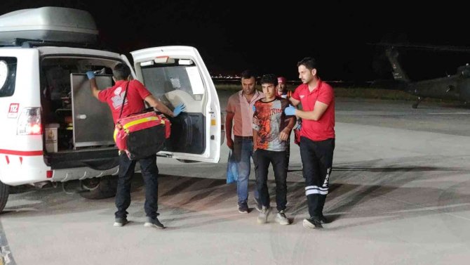 Polis helikopteri 15 yaşındaki çocuk için gece havalandı