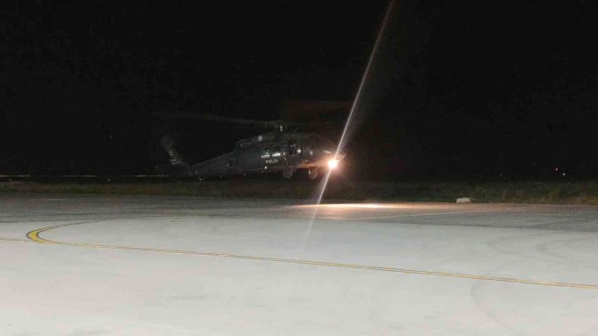 Polis helikopteri 15 yaşındaki çocuk için gece havalandı