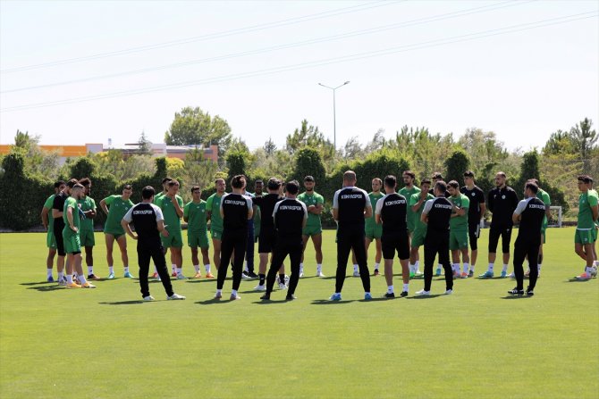 Konyaspor, BATE Borisov maçı hazırlıklarına devam etti