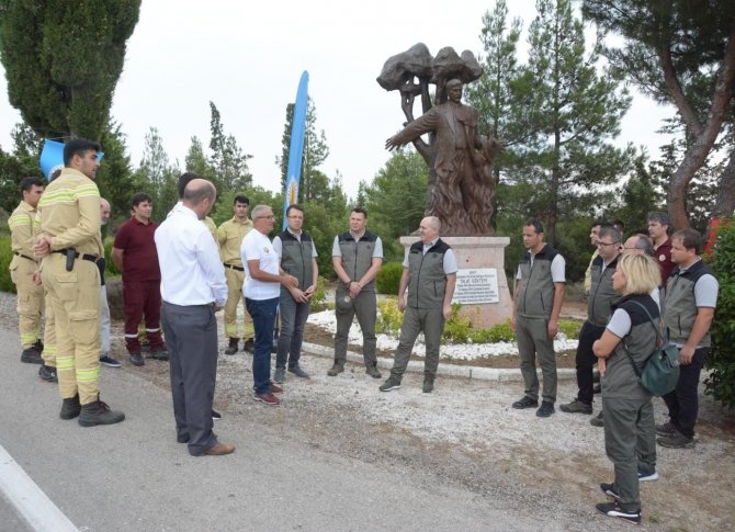 Çanakkale’de orman şehitleri anıldı