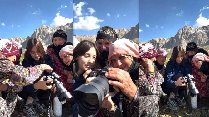 İlk kez fotoğraf makinesiyle tanışan köy kadınlarının doğal ve içten halleri yürekleri ısıttı