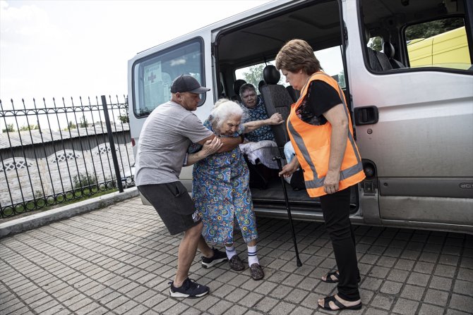 Donetsk bölgesindeki insanların tahliye noktası: Pokrovsk Tren İstasyonu