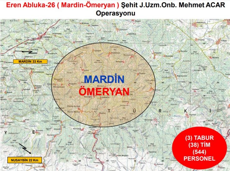 Mardin'de 544 personelle operasyon!