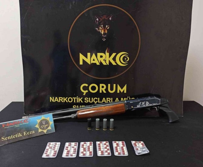Çorum polisinden uyuşturucu madde operasyonu
