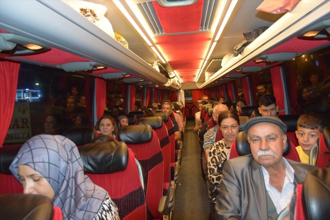 Konya'da gurbetçilerin geri dönüş hüznü