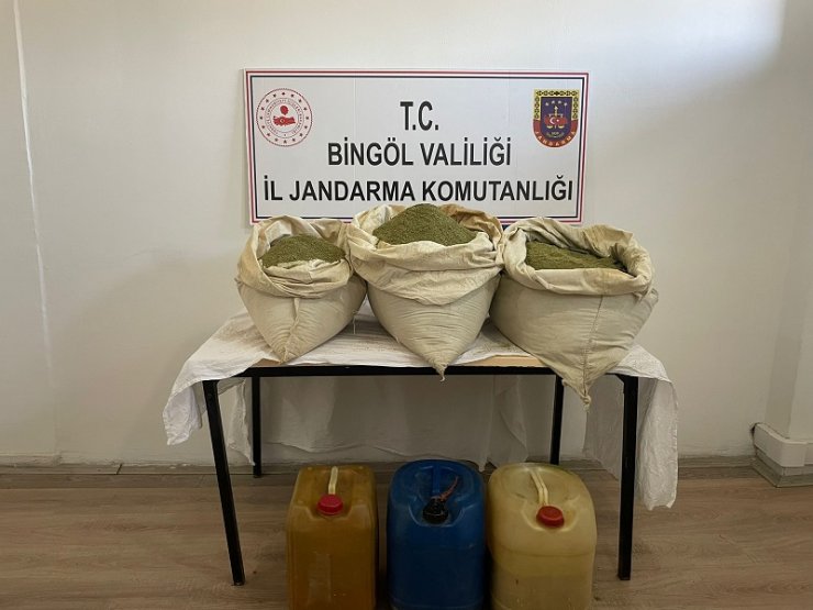 Bingöl'de narkoterör operasyonu; kilolarca uyuşturucu ele geçirildi