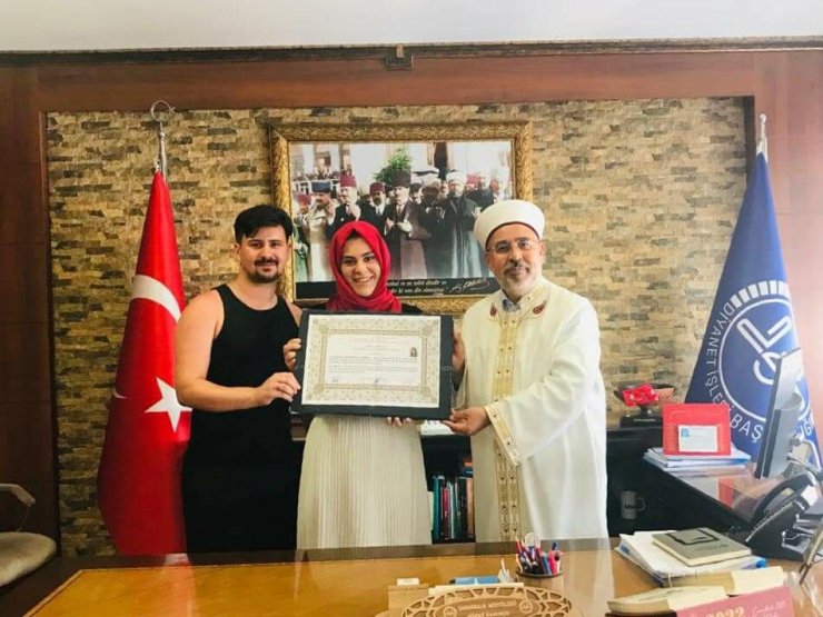 Yunanistan vatandaşı Emilia Çanakkale'de Müslüman oldu