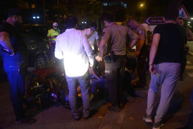 Ordu’da motosiklet ile otomobil kafa kafaya çarpıştı: 1 yaralı