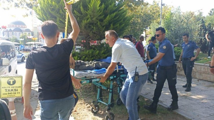 Polisle çatışan tüfekli saldırgan hastanede öldü