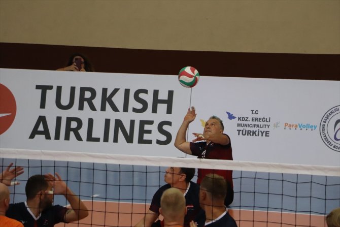 Oturarak Voleybol Gümüş Ligi'nin açılış töreni Zonguldak'ta yapıldı