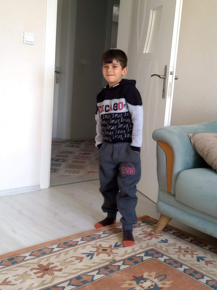 Konya'da köpeklerin saldırısına uğrayan Umut'tan güzel haber