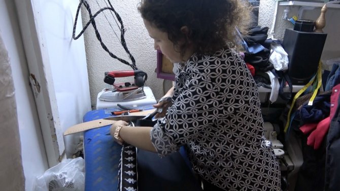 Kış sezonu öncesi terzilerde yoğunluk başladı