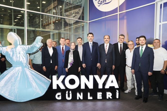 Bakan Kurum, İstanbul'da Konya Tanıtım Günleri'ne katıldı
