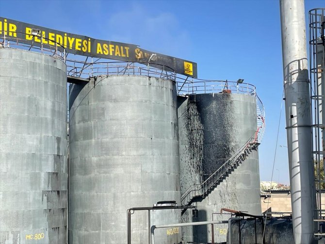 Konya'da asfalt şantiyesinde patlama!